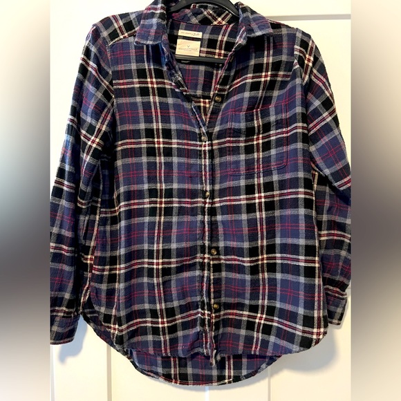 American Eagle super soft flannel boyfriend fit - Picture 1 of 3